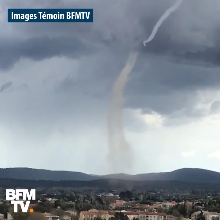 Les Images Rarissimes D Une Tornade Dans Le Var